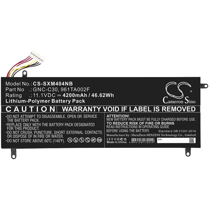 Replacement Gigabyte P34G V1, P34G V2, P34G-CF1, P34GV2-CF2, U24, U2442, U2442D, U2442F, U2442N, U2442S, U2442T, U2442T-CF1, U2442V, U24F, U24F-2, U24F-CF1 Battery